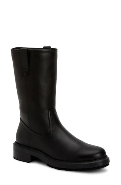 Aquatalia Lilah Water Resistant Boot In Black