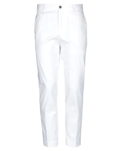 Mauro Grifoni Pants In White Linen In White