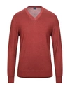 Fedeli Sweaters In Rust