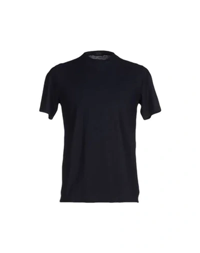 Zanone T-shirts In Dark Blue