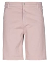 Dondup Denim Shorts In Pastel Pink
