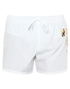 Moschino Swim Trunks In White