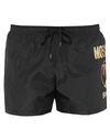 Moschino Swim Trunks In Black