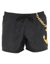 Moschino Swim Trunks In Black