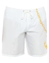 Moschino Swim Trunks In White