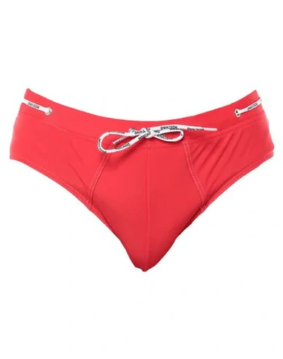 Moschino Bikini Bottoms In Red