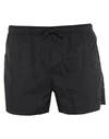 Marcelo Burlon County Of Milan Swim Trunks With Piping In Black