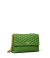 Tory Burch Kira Chevron Convertible Shoulder Bag In Shrub