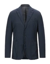 Caruso Suit Jackets In Dark Blue
