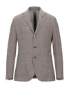 Caruso Suit Jackets In Brown