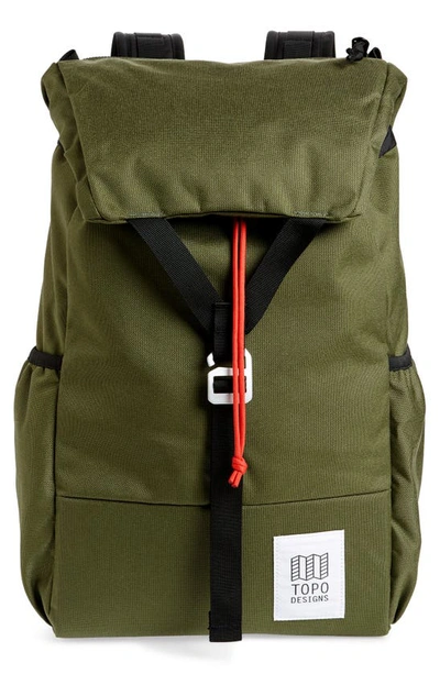 Topo Designs Y-pack Backpack In Olive