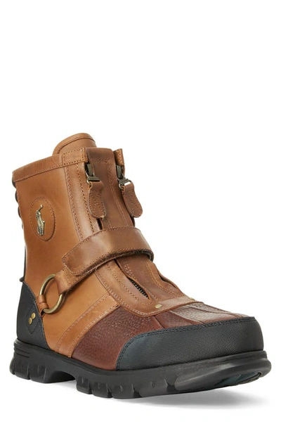Polo Ralph Lauren Conquest Boot In Briarwood/ Tan