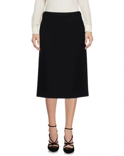 Neil Barrett Knee Length Skirt In Black