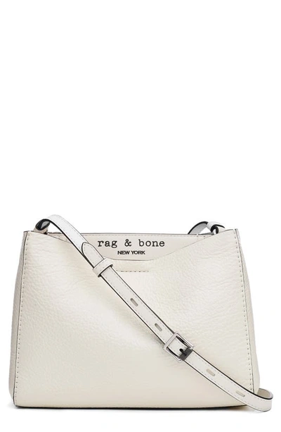 Rag & Bone Passenger Leather Crossbody Bag In Antique White Patent