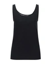 Juvia Tank Tops In Black