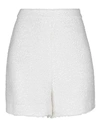 Semicouture Woman Shorts & Bermuda Shorts White Size 10 Polyester
