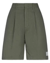 Department Five Shorts & Bermuda Shorts In Military Green