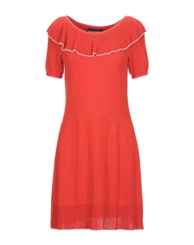 Boutique Moschino Short Dresses In Red