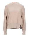 Alysi Sweaters In Beige