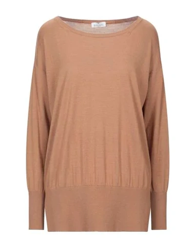 Bruno Manetti Sweaters In Beige