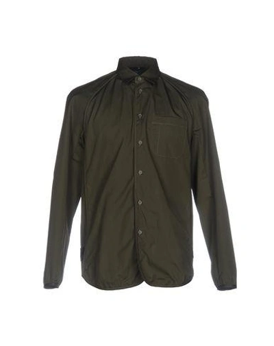 Oamc Shirts In Military Green