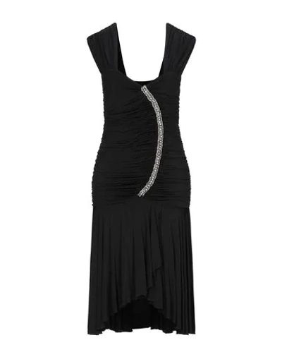 Angelo Marani Midi Dresses In Black