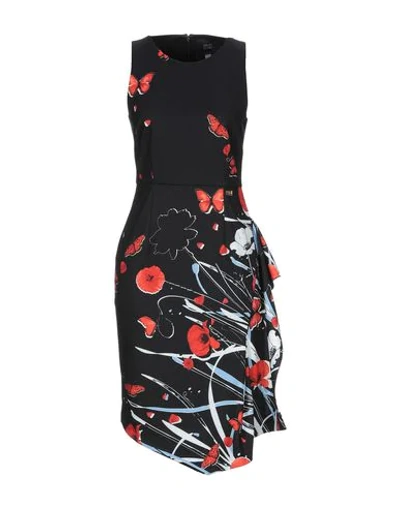 Cavalli Class Knee-length Dress In Black