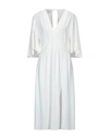 Kaos Midi Dresses In White