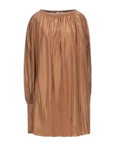 Jucca Short Dresses In Beige