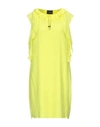 Atos Lombardini Short Dresses In Yellow
