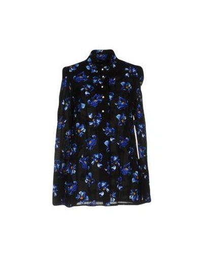 Proenza Schouler Floral Shirts & Blouses In Black