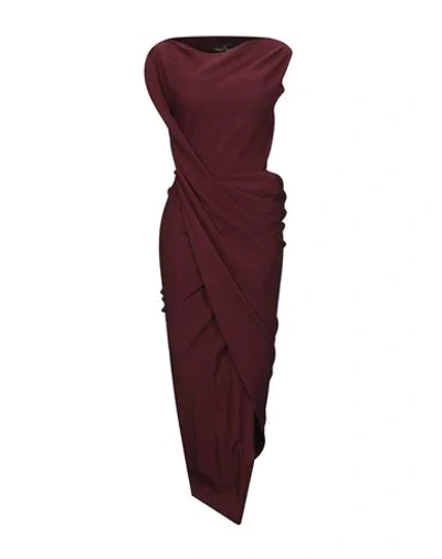 Vivienne Westwood Anglomania Long Dresses In Maroon