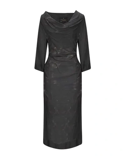 Vivienne Westwood Anglomania 3/4 Length Dresses In Black