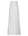 Manila Grace Long Skirts In White