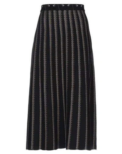 Clips Long Skirts In Black