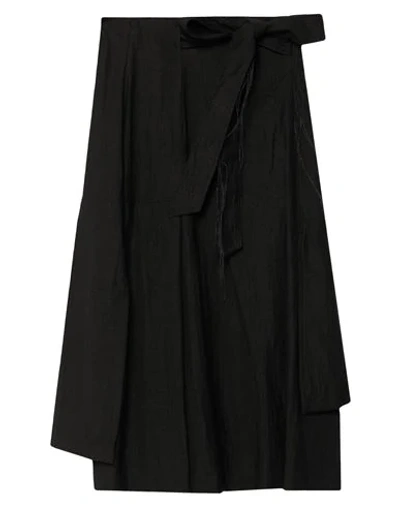 Tom Rebl Midi Skirts In Black