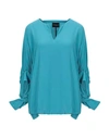 Atos Lombardini Blouses In Turquoise