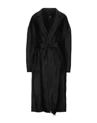 Tom Rebl Overcoats In Black