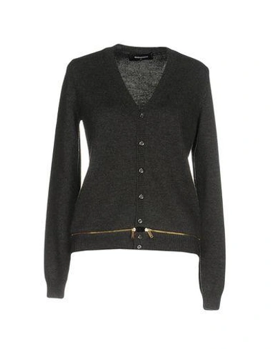 Dsquared2 Cardigans In Steel Grey