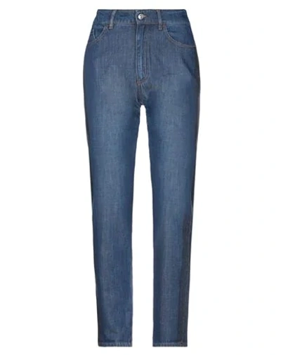 Sportmax Code Denim Pants In Blue