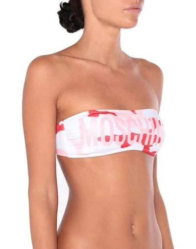 Moschino Bikini Tops In Pink