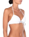 Moschino Bikini Tops In White