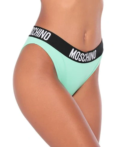 Moschino Bikini Bottoms In Light Green