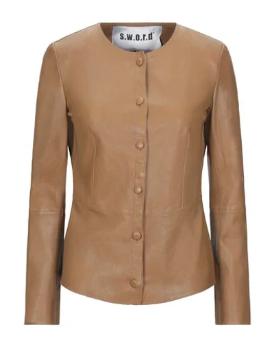 Sword 6.6.44 Jackets In Camel