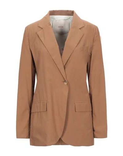 Jucca Suit Jackets In Beige