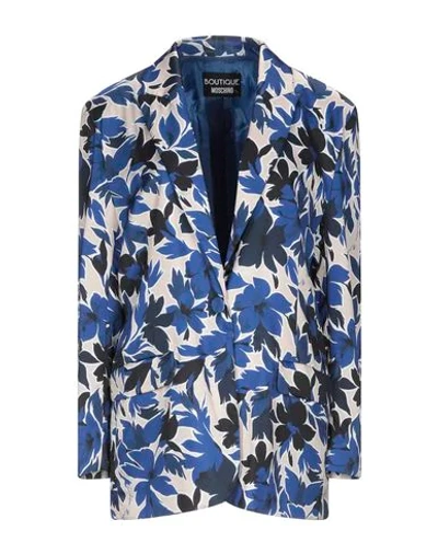 Boutique Moschino Suit Jackets In Blue