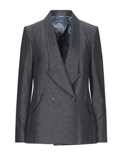 Golden Goose Suit Jackets In Blue