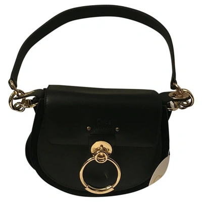 Pre-owned Chloé Tess Black Leather Handbag