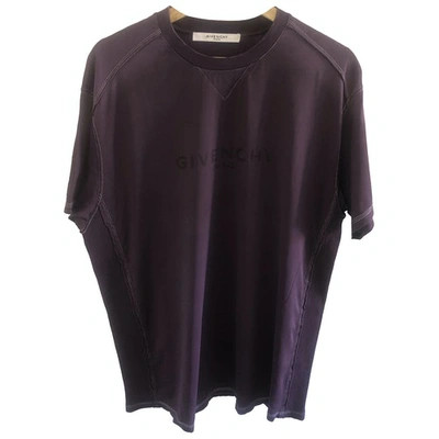 Pre-owned Givenchy Purple Cotton T-shirt