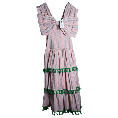Pre-owned Vivetta Maxi Dress In Multicolour
